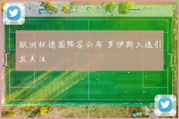 欧洲杯德国阵容公布 罗伊斯入选引发关注