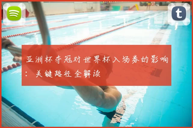 亚洲杯夺冠对世界杯入场券的影响：关键路径全解读