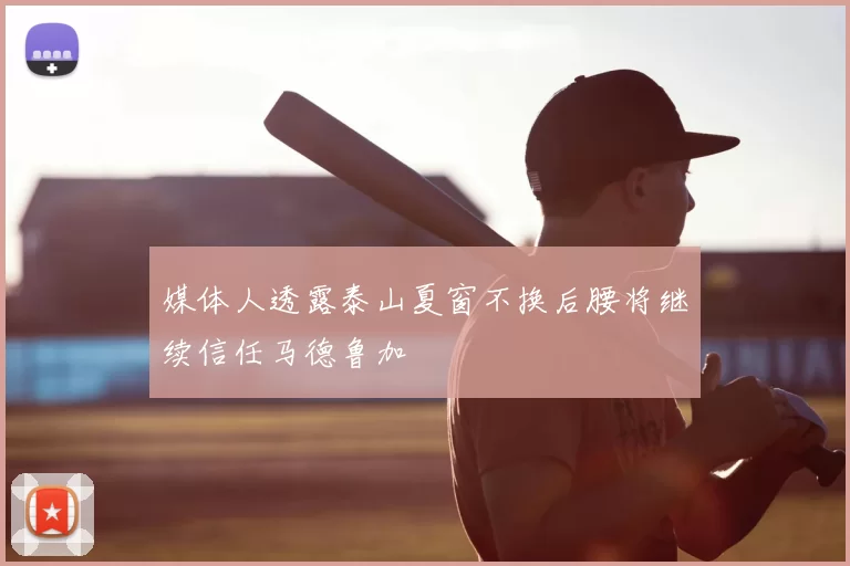 媒体人透露泰山夏窗不换后腰将继续信任马德鲁加